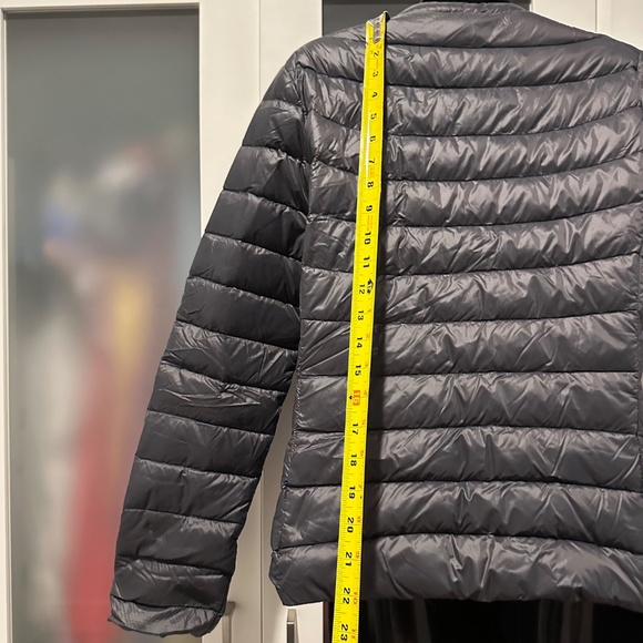 Marie Lund Copenhagen Ultra-Light Down Jacket – Anthracite Gray Sz Small - Picture 16 of 16
